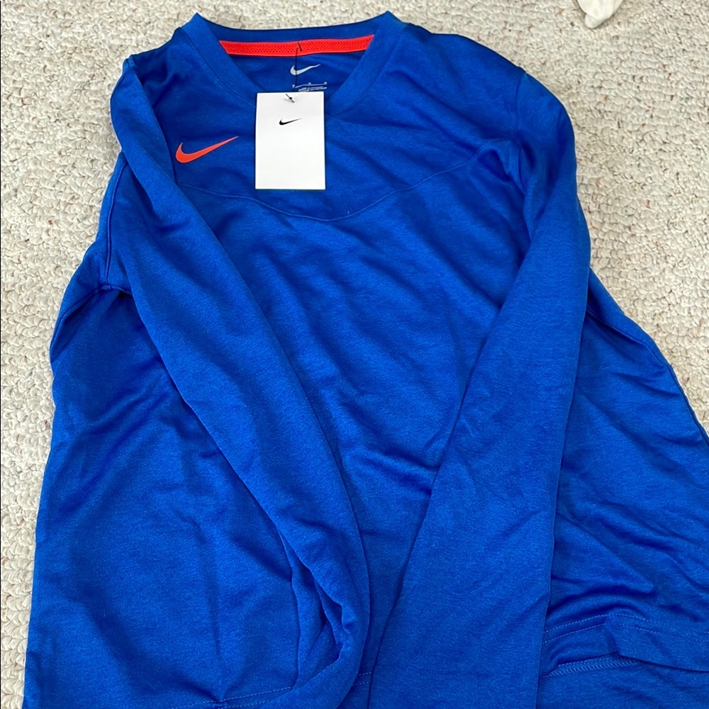 Nike Blue Long Sleeve Shirt